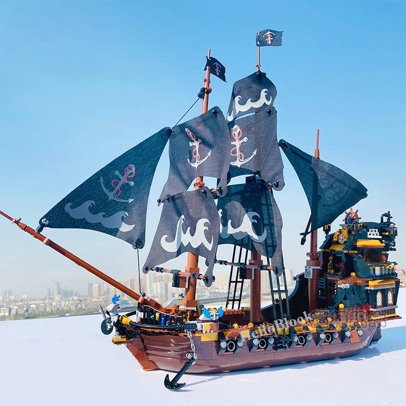 Pirate Ship Building Blocks for Kids - Educational Toys! 🏴☠️🧱