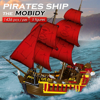 Pirate Ship Building Blocks for Kids - Educational Toys! 🏴☠️🧱