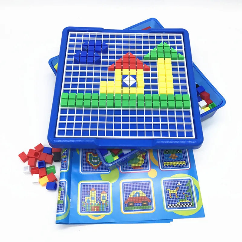 DIY Creative Jigsaw Puzzle Amusing Jigsaw Board Pieced Toy