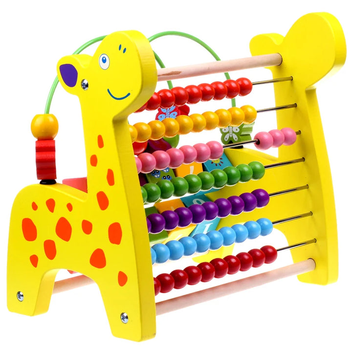Count On Brilliance: The Wooden Bead Counting Frame Early Educational Toy – 10X the Learning, 10X the Fun! 🦌🧮