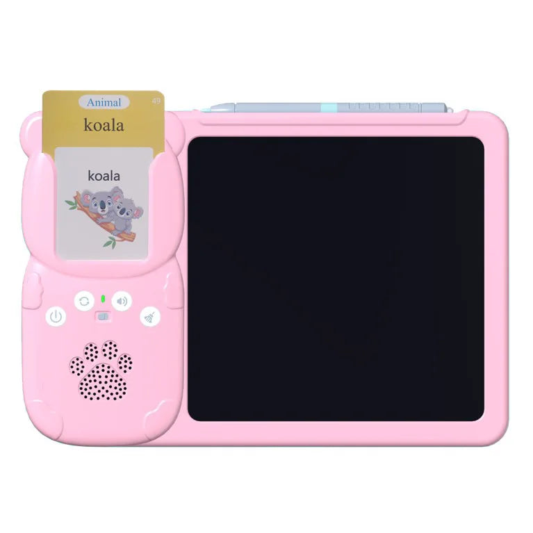 Talking Flash Cards LCD Writing Tablet Board Pad Toy Learning Education Preschool Montessori Speech Therapy Autism Toys for Kid