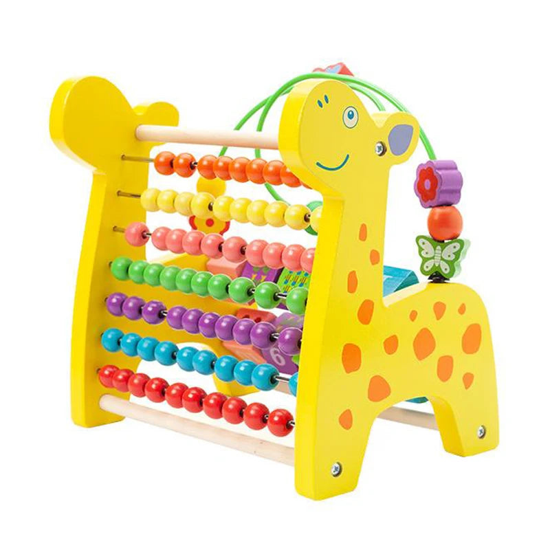 Wooden Montessori Math Toys Multifunction Abacus Toys