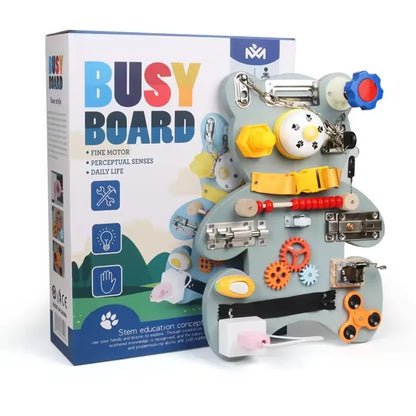 【 Busy Block 】 Children's puzzle early education toys, thinking enlightenment keys, unlocking blocks, Montessori teaching aids
