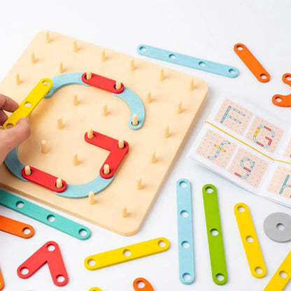 Learn & Build: Montessori Educational Letter and Number Building Blocks Toy!