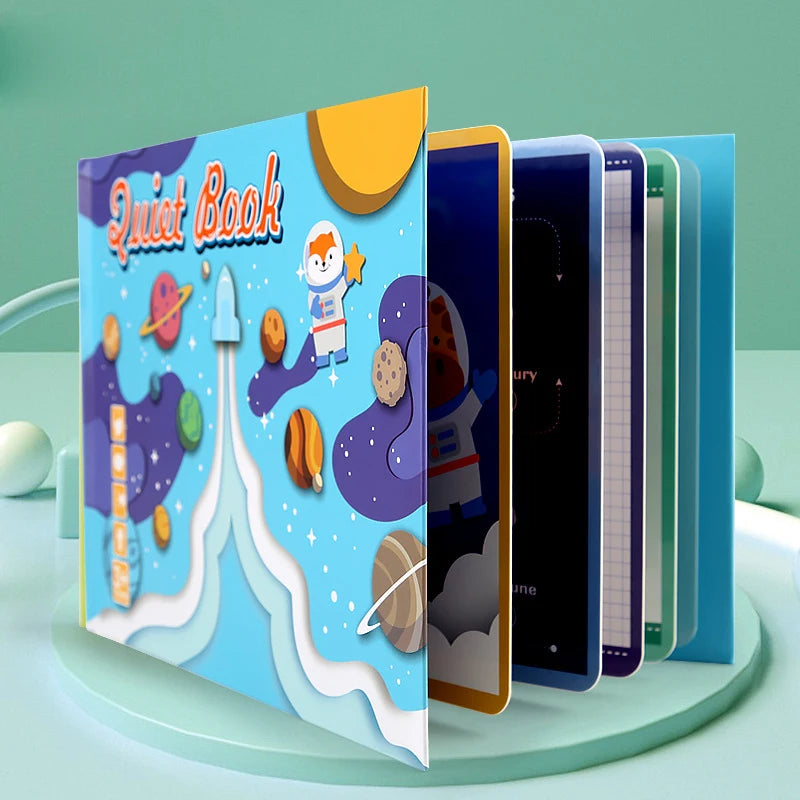 Dive into Discovery: Educational Sticker Book Set for Endless Learning!