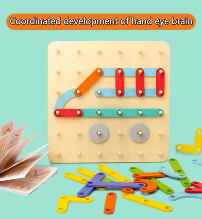 Learn & Build: Montessori Educational Letter and Number Building Blocks Toy!