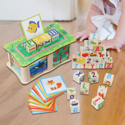 Matching Letter Game Math Number Words Puzzle Flash Cards