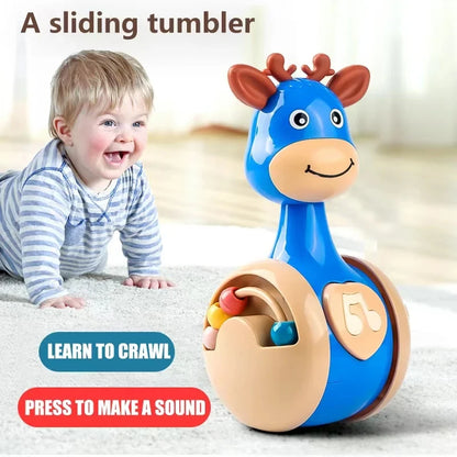 Tumbler Wobbler Toys Roly Poly Baby Toys Perfect for Learning to Climb & Early Education for Infant 6 to 12 Months