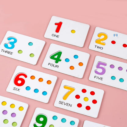 Zählen & Erobern: Montessori-Mathe-Klammerperlen-Lernspielzeug! 🔢🌈
