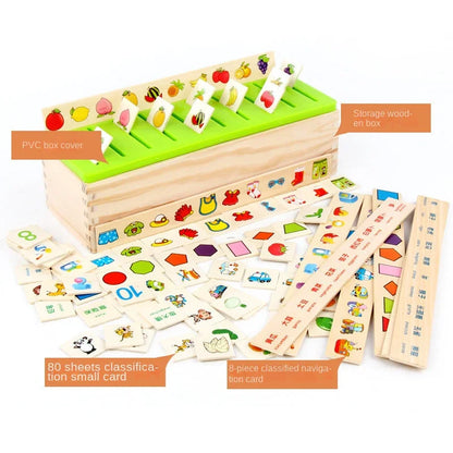 Wooden Cognitive Learning Toy for Kids Puzzle Game