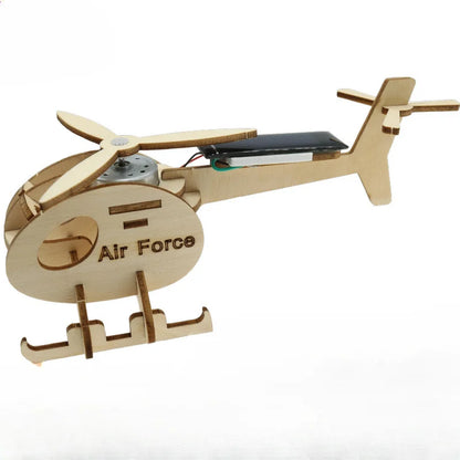 6 in 1 Wood Car Building Kits with Helicopter Tank STEM Kits DIY 3D Wooden Puzzles Craft Projects Science Set for Kids Boys