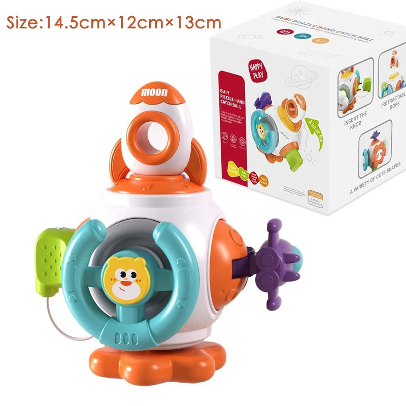 9 in 1 Busy Cube Baby Toddler 0 12 36 Months Toys Early Educational Irregular Octahedron Montessori Toys Travel Toy