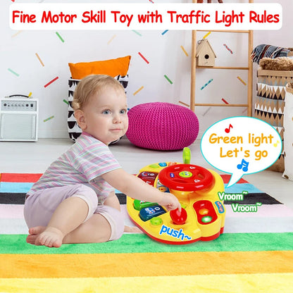 Drive & Discover: Multifunctional Simulation Steering Wheel Educational Toy! 🚗🎶