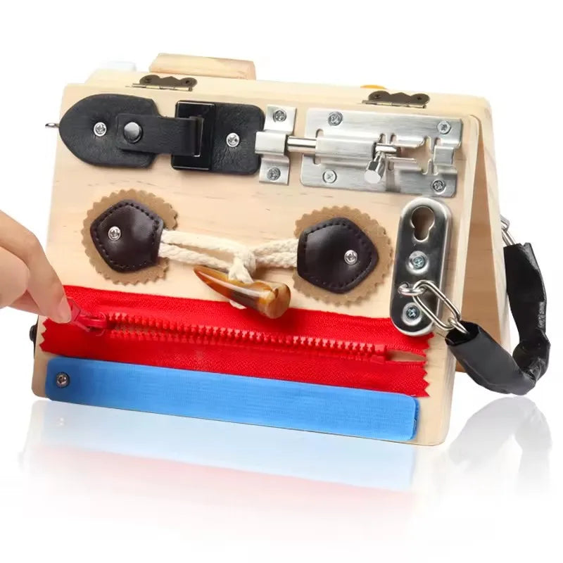 【 Busy Block 】 Children's puzzle early education toys, thinking enlightenment keys, unlocking blocks, Montessori teaching aids