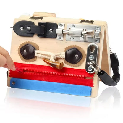 【 Busy Block 】 Children's puzzle early education toys, thinking enlightenment keys, unlocking blocks, Montessori teaching aids