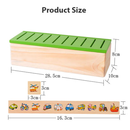 Wooden Cognitive Learning Toy for Kids Puzzle Game