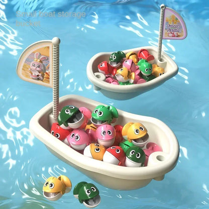 Newest Electric Fishing Toy Children's Jigsaw Puzzle Magnetic Fishing Pond Pole Fishing Early Education Children's Toy Gifts