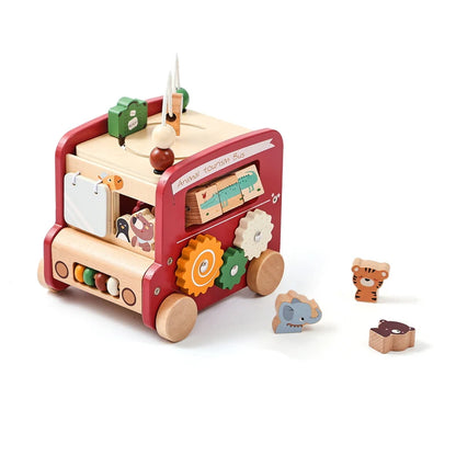 Montessori-Spielbox, Kinderspielzeug aus Holz