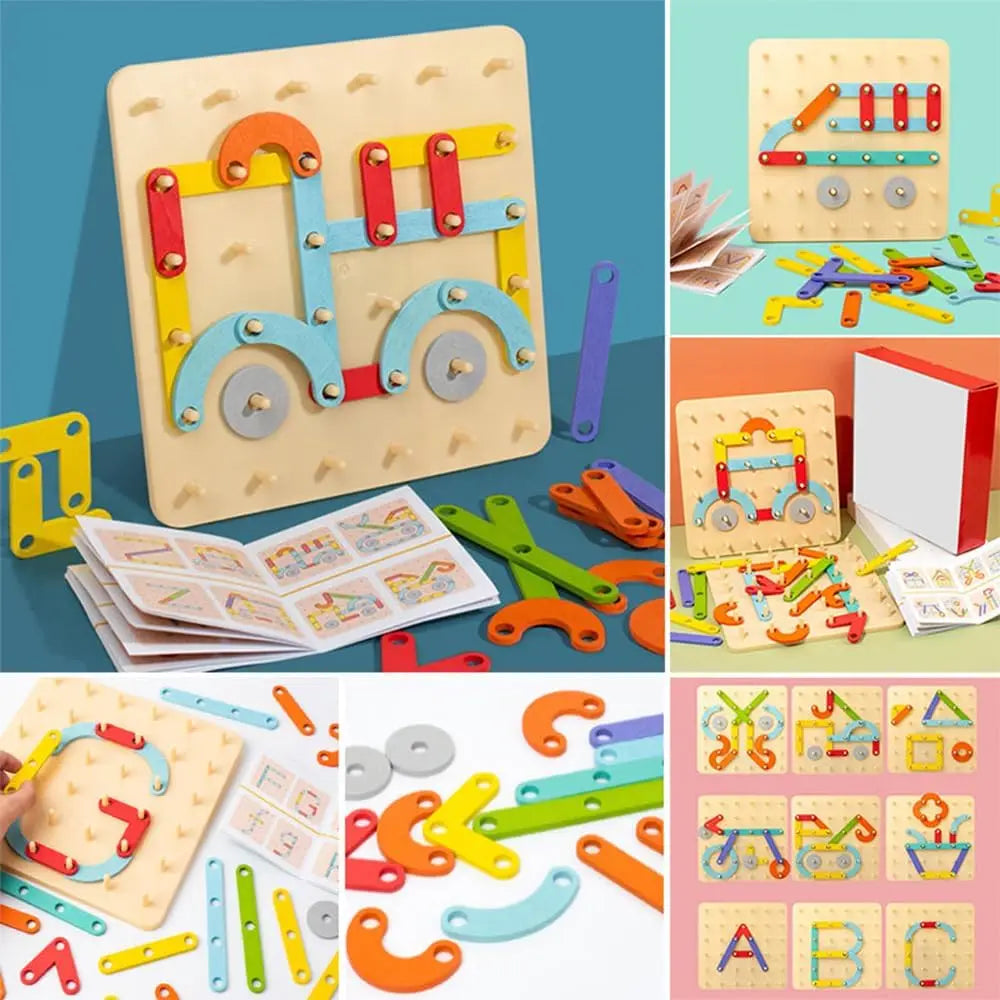 Learn & Build: Montessori Educational Letter and Number Building Blocks Toy!