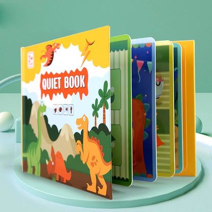 Dive into Discovery: Educational Sticker Book Set for Endless Learning!