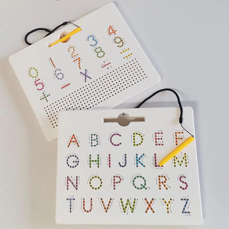 Magnetic Alphabet Tracing Board letters & numbers