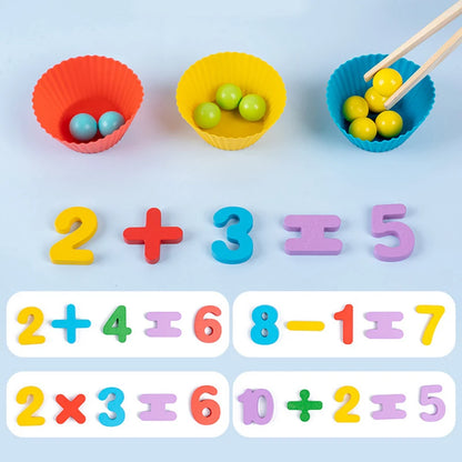 Zählen & Erobern: Montessori-Mathe-Klammerperlen-Lernspielzeug! 🔢🌈