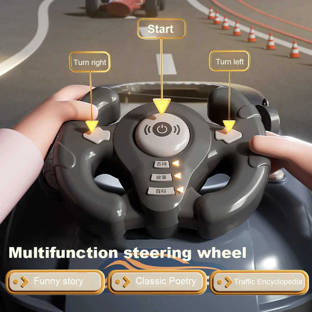 Simulated Driving Racing Car Board Game with Sound Interactive Simulation Racing Toy Car Racing Adventure Toy for 3+ kids gifts