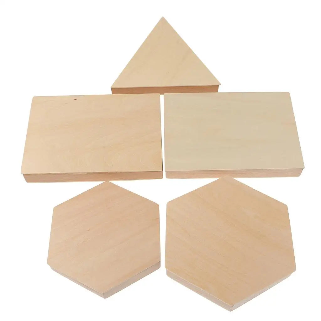 Montessori Constructive Triangles Matching Toys for Kids