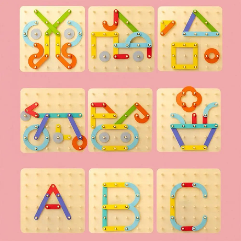 Learn & Build: Montessori Educational Letter and Number Building Blocks Toy!