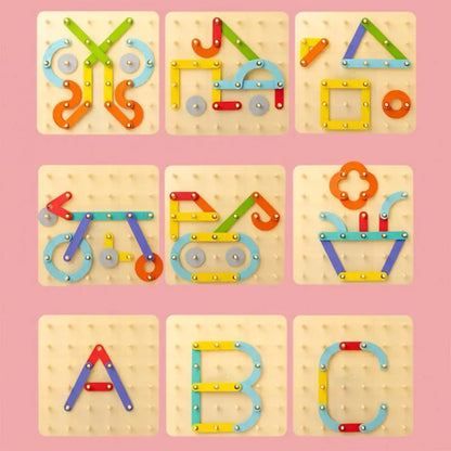Learn & Build: Montessori Educational Letter and Number Building Blocks Toy!
