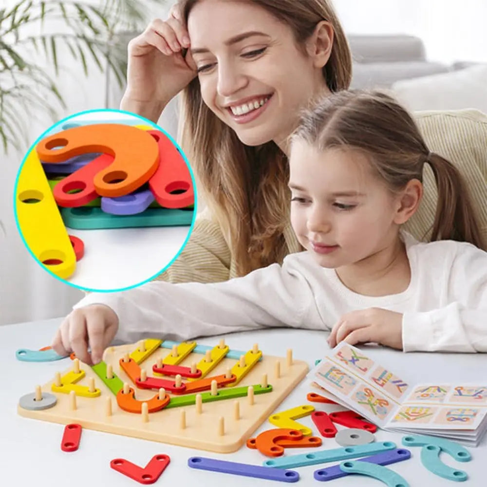 Learn & Build: Montessori Educational Letter and Number Building Blocks Toy!