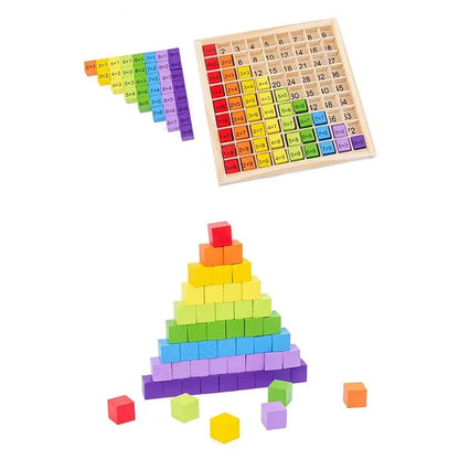 99 Multiplication Table Montessori Educational Hundred Board Math 1 To 100 Consecutive Numbers Counting Toy for Kids Education