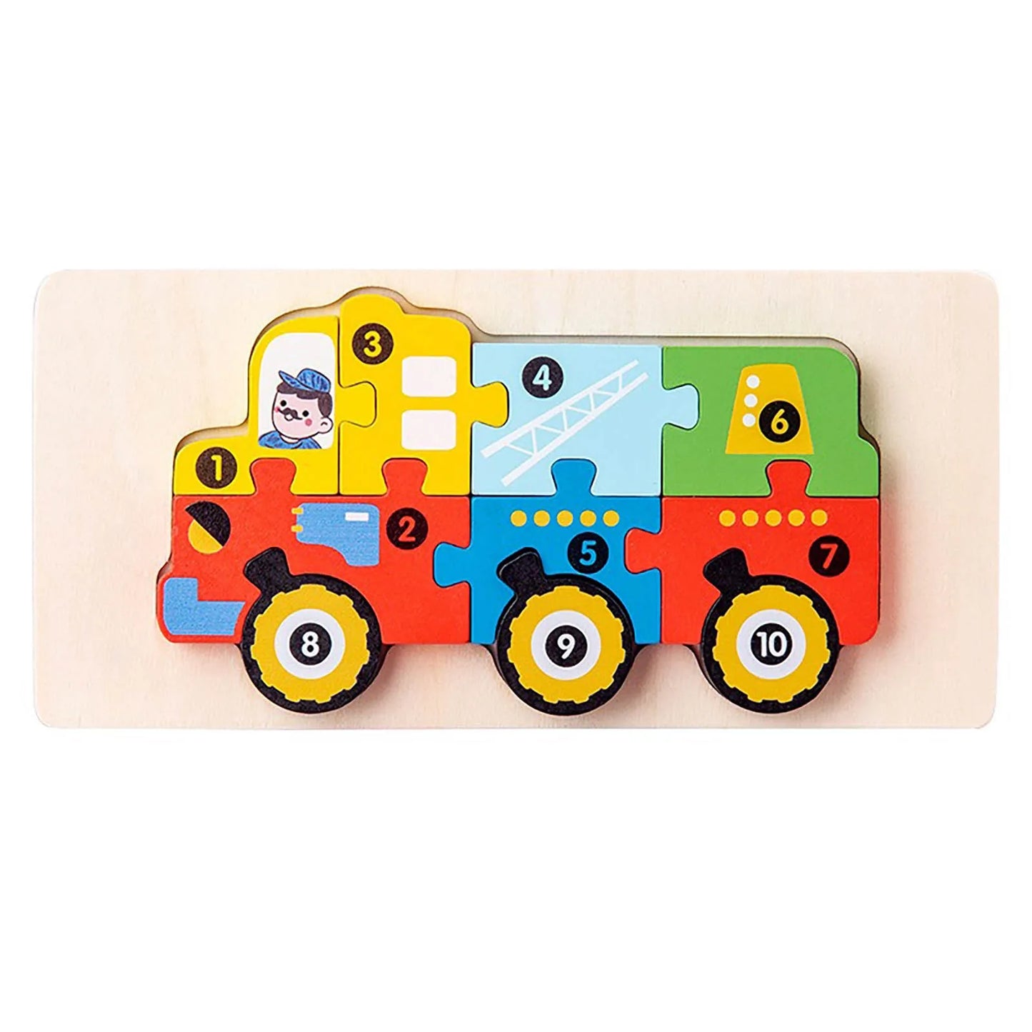 Shape Matching Kids Wooden Puzzles Assembled Building Blocks Educational Toys Logical Thinking Space Training Montessori Toys