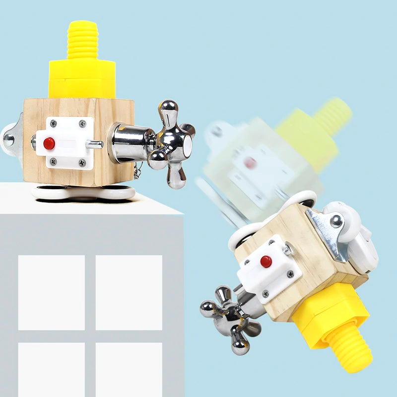 【 Busy Block 】 Children's puzzle early education toys, thinking enlightenment keys, unlocking blocks, Montessori teaching aids