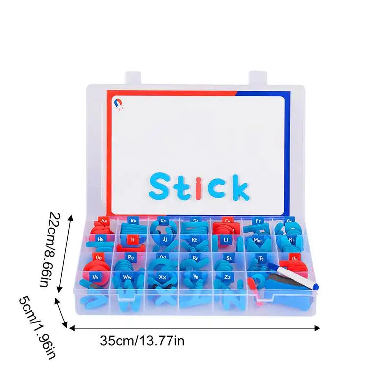 Kids Classroom Magnetic Letters Kit Colorful Educational Alphabet Learning Set