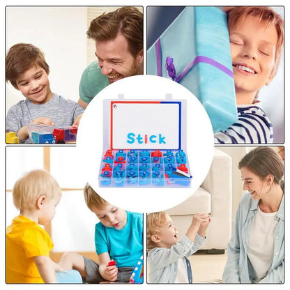 Kids Classroom Magnetic Letters Kit Colorful Educational Alphabet Learning Set